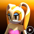 Cream the Rabbit test animation by Fauno