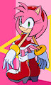 Amy and Rouge colored sketches
