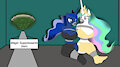 Luna and Celestia Tied and Gagged Animated with sound