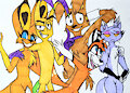 Safe Haven's five heros by Balloonbouncer