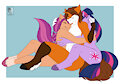 Warm hugs ^^ by WereFox
