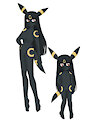 Ryo-ohki style Eeveelutions part 2