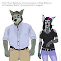 The Bernhard family, townsfolk by Droptine