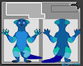 ocean the otter the new fursona of my gf by reesechu
