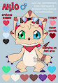 Akio and Aiko Gammamon twins Reference Sheet