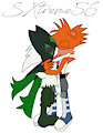 Sarge The Porcupine X Chloe The Meowscarada by Silverxtreme56