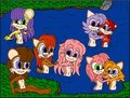 THE GANG AT THE CREEK 