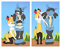 Pantsing and wedgie by pazymomo