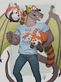 Red panda fan by lion21