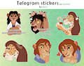 Telegram stickers for Avi J part 5