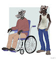 Edmund and Hunter, neighbors by Droptine