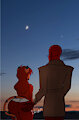 Star-gazing with Odile by thestooge