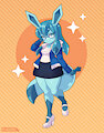 Glaceon Girl Commission