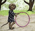 With Her Hoop