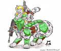 Chakat Bombshell is ready by GoliathWildcat