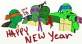  tmnt happy new year 2013