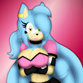 Fanart/Gift for amyrose116: Gigi Posing! by Silverfantastic