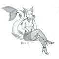 Lexi in fishnets by Gashren