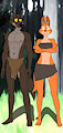 Jungle Wolf and Fox by LeDorean