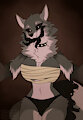 Ink Wolf (Commission) by AngieImagines