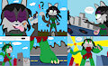 Six Panels Giant Amanda Comic