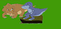 Cera and Cute Chomper Drawing