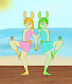 Leon J Lemon & Linuss J Lime (twins)