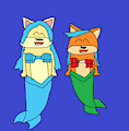 Megumi And Pioni As Mermaids