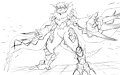 Sketch 72 - Meicrackmon Vicious Mode