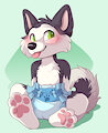 Blushy pup!