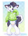Soggy pup!