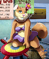 Sandy Cheeks Pin Up by HamsterGirlTheHamster