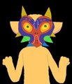 a strange mask