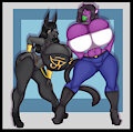 Rachael and Lanie Showing Off - Alt by littledredre
