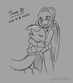 Side B & Matias Sketch by Moodytail