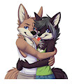 Father-Daughter Huggles by GeneKruger