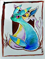 Umbreon and Espeon doodle