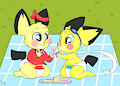 Pichu Tetris Cakes -By NazzNikoNanuke-