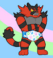 Elderly Incineroar by DiaperedShaman
