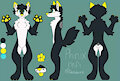 PhinixTheFox Ref Sheet (New) by PhinixTheFox