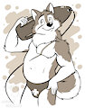 Angus as a lifeguard by Corgi