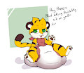 Sitting Tiger by BoredomWithFriends