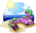 On the Beach by Kaitii