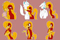 Glori sticker batch 1 (By TheLoneCrow)