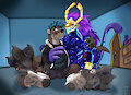 otter and asol by GordonTheOtter