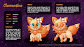 Clementine the Sprigatito (Profile Sheet) by ClementineNoms