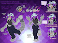 Leandre Snow Reference Sheet (2023) SFW version by SnowLeandre