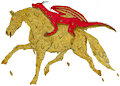 Kartonis as the 1st messy apocalyptic rider