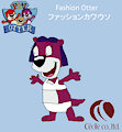 Jelly Otter Wearing White Bra and Panties