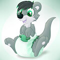 Widdle Otter *Commission* (/w Wet alt)